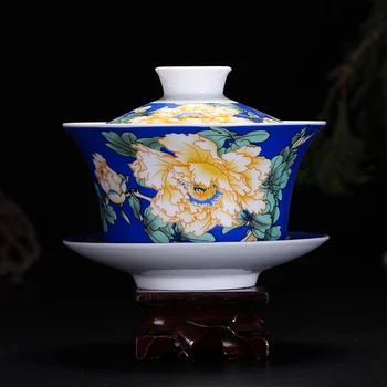 250ml Kinų Keramikos Gaiwan arbatos rinkinys, 