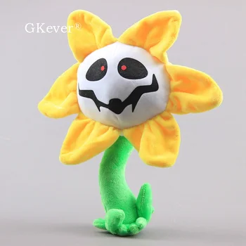 26 cm Anime Undertale Flowey Pliušiniai Žaislai Peluche Mielas Sun Flower Įdaryti Lėlės Pagalvė Pagalvės Kūdikiams, Vaikams, Dovana, Namų, Automobilių, Sofa-Dekoras