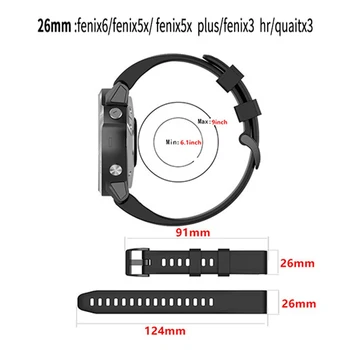 26mm Watchband Garmin fenix 6X Pro 