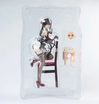 27CM Alphamax SKYTUBE Misaki Kurehito Fuyutsuki Togetsu Seksualios merginos Anime PVC Veiksmų Skaičiai žaislai Anime pav Žaislai Vaikams dovanų