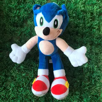 28-30cm Šešėlis Sonic Pliušinis Lėlės Knuckles Sonic Plushie Ežys Žaislas