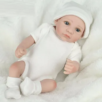 28cm Baby Doll viso Kūno Silikono Lėlės Ieškote Nekilnojamojo Silicona Vinilo Atgimę Žaislai