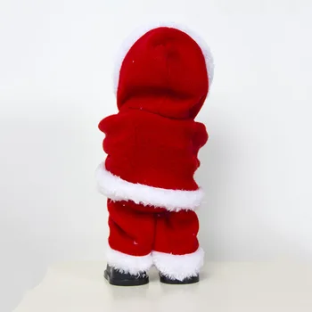 28cm Elektros Pliušinis Žaislas Juokingas Kalėdų Dekoracijas Elektros Santa Claus Auto Skrybėlę Pašalinimas su Muzikos Lėlės Vaikų Dovanos