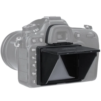 2in1 LCD Screen Protector, Pop-up Saulės Pavėsyje Dangtis Dangtelis Nikon D7100 D7200