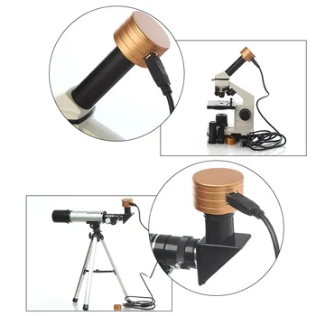 2MP USB Skaitmeninis Okuliaro Fotoaparato Objektyvą Elektroninių Akių Fotografijos Astronominė Teleskopą, Mikroskopą, 2.0 MP Vaizdo Jutiklis