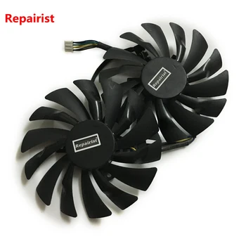 2vnt/daug kompiuterio radiatoriaus aušintuvas GPU Aušinimo ventiliatoriai MSI R9 380 390 390X ŽAIDIMŲ vaizdo Grafikos plokštė GPU
