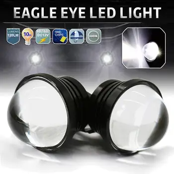 2vnt Eagle Eye LED Lemputė 12V DRL Šviesos važiavimui Dieną Užpakaliniai Žibintai Lemputės Atsarginės Šviesos 