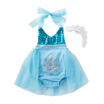 2VNT/Komplektas Baby Girl Princesė Dress Vaikai Undinė Kūdikis, Vaikas Mergina Drabužius, maudymosi kostiumėlį + Lankelis Apranga Kostiumas