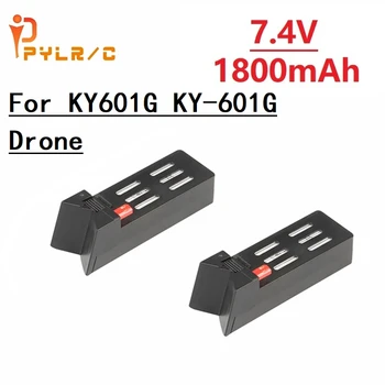 2VNT KY601G KY-601G Drone Originalus 7.4 V, 1800mAh Li-Po Baterija su RC quadcopter atsarginės dalys Drone baterija KY601G Drone