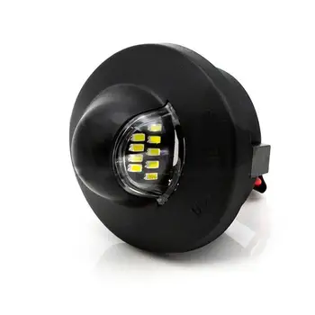 2VNT LED Automobilių Licenciją Plokštelės Šviesos 
