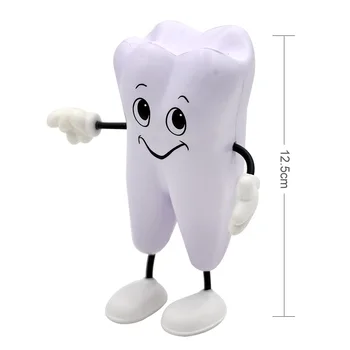 2vnt Odontologijos Klinika dovanų Dantų skaičius Išspausti Žaislas Minkštas PU Putų Dantų Lėlės Modelis Formos Dantų Reklamos Stomatologas Modeliavimas Žaislas