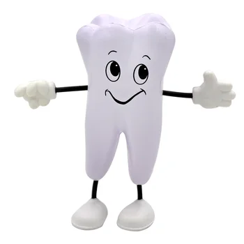 2vnt Odontologijos Klinika dovanų Dantų skaičius Išspausti Žaislas Minkštas PU Putų Dantų Lėlės Modelis Formos Dantų Reklamos Stomatologas Modeliavimas Žaislas