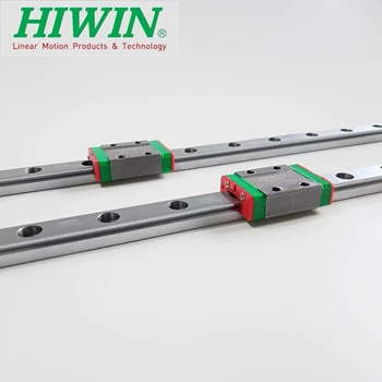 2vnt Originalus Hiwin linijinės vadovas MGN9 200 250 300 330 350 400 450 500 550 600 mm + 2vnt MGN9C blokai 12MM MGNR9 geležinkelių CNC router