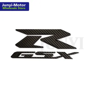 2vnt Skirti GSXR Anglies Pluošto 3D Bako Emblema Logotipas, Logotipo Lipdukas Lipdukas, Skirtas Suzuki GSXR 600 750 1000 K1 K2 K3 K4 K5 K6 K7 K8 K9