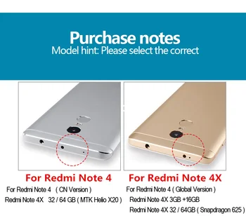 2vnt Thouport Stiklo Xiaomi Redmi Pastaba 4X Pro 5.5