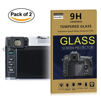 2x Lipnios 0,3 mm Stiklo LCD Screen Protector for Fujifilm X100S X100 X10 X20 X-E1 XE1 Fuji Skaitmeninis Fotoaparatas