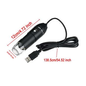 3 1. 8 LED Skaitmeninis Mikroskopas Tipas-C/Mikro USB, Skirta 