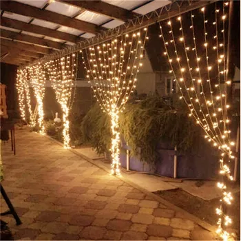 3*2,5 M Užuolaidų LED Varveklis Styginių Šviesos Kalėdų Pasakos LED Girliandą Patalpų Apšvietimas Namuose Vestuves Sodo Puošmena