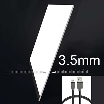 3.5 mm A4 LED Šviesos Tablet Padas Plonas Intelligent Touch 