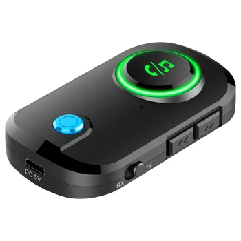 3.5 mm Bluetooth 5.0 Garso Imtuvas, Automobilinis Garsiakalbis Mikrofonas Stereo Muzikos Nešiojamų Garso ir Vaizdo Belaidžio ryšio Adapteris