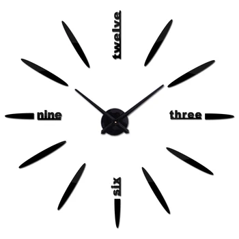 3 dydžių sieninis laikrodis reloj de sumalti kvarco žiūrėti trumpas 