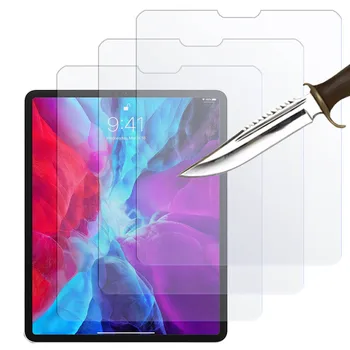 3 paketai, grūdintas stiklas screen protector for Apple Ipad 4 oro 10.9 pro 9.7 12.9 2020 10.2 7 8 kartai 10.5 2018 2019 mini5