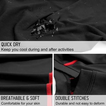 3 VNT. vyriškų Suspaudimo Marškinėliai Elastinga Quick Dry Bazės Sluoksnis ilgomis Rankovėmis Fitneso T-Shirt Treniruotės Viršūnes Rudenį, Žiemą
