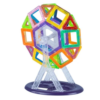 30-180pcs/Set Mini Magnetas Pastatų Statybos Dizaineris 