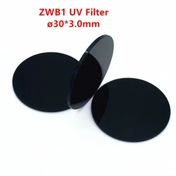 30*3.0 mm 312nm ZWB1 UV Filtru, UG11 U-340 302nm Ultravioletinių Bandpass Stiklo