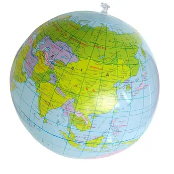 30 cm Pripučiamų Žaislų Vaikams PVC Žemėlapis Balionas Pripučiamas Žemės anglų kalba Pasaulyje, Pasaulio Švietimo Geografija Vaikų Žaislas