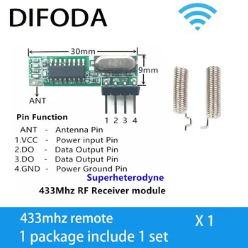 30 nustatyti 433 Mhz rf-modul Atnaujintas Fvr WL101-341 Superheterodyne 433 mhz Belaidžio Imtuvo Modulis, ir 2 * Antenos DIFODA