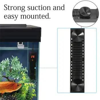 300/500W Akvariumas Povandeninis Šildytuvas Žuvų Bakas LCD Ekranas Skaitmeninis Reguliuojamas Vandens Šildytuvas Lazdele Temperatūros Kontrolės Reikmenys