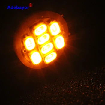 300 X Automobilinis Auto LED 194, T10 W5W 8 led smd 1206 3020 LED Pleišto Lemputės, Lempos 8SMD balta raudona mėlyna geltona žalia rausva