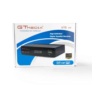 30pcs Gtmedia V7S HD Mini Skaitmeninės Palydovinės TV box imtuvas DVBS2 Suppport Powervu Cam Newcad Network Sharing