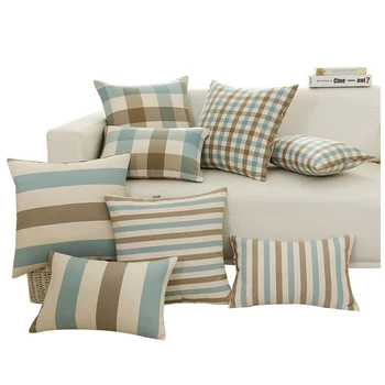 30X45/40x40/45x45/50x50/55x55cm Paprastos medvilnės skalbiniai pledas/juostele pagalvėlė padengti pagalvės užvalkalą sofa Viduržemio jūros wasit užvalkalas