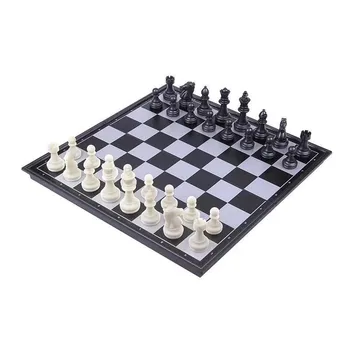32 Auksas, Sidabras Šachmatų Magnetine Lenta Žaidimas Šachmatais Pav Rinkiniai Szachy Tikrintuvas Viduramžių Šachmatų Rinkinį Su Aukštos Kokybės Šachmatų Lenta