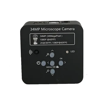34MP 2K 1080P 60FPS HDMI USB Pramonės Elektroninio Mikroskopo Vaizdo Kamera papuošalai Telefono CPU PCB Litavimas, Remontas