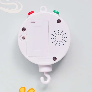 35 Dainas Pasukimo Kūdikių Mobiliojo Lovelę Lovos Bell Žaislą su baterijomis Music Box Naujagimių Varpai Lovelę Žaislas Kūdikiui įdomus Barškučių Mobiliųjų telefonų žaislas