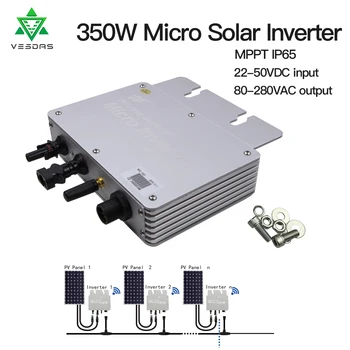 350W 36V Micro saulės Inverterių Tinklo kaklaraištis Inversor Ip65 Keitiklio Pure Sine Wave 24V 110V, 220V Reguliuotojas, Buveinės Saulės Skydelis