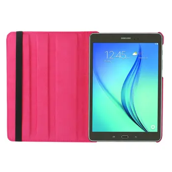 360 Laipsnių Besisukantis Litchi PU Odos Flip Cover Case For Samsung GALAXY tab T580 T585 SMT585C 10.1 colių Tablet