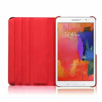 360 Laipsnių Besisukantis PU Odos Flip Cover Case For Samsung Galaxy Tab Pro 8.4 SM-T320 T321 T325 8.4 colių Tablet Atveju Ekranas Stiklas