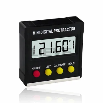 360 Laipsnių Mini Skaitmeninis Matlankis Inclinometer Elektroninių Lygio Langelis Magnetinio Pagrindo Matavimo Įrankiai, aukštos kokybės
