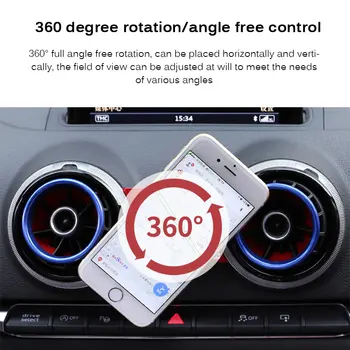 360 Rotable Oro Angos Magnetinį Laikiklį mobiliajam telefonui Automobilių GPS Navigacijos Universalus Laikiklis Stovi Magnetas Audi Q2L