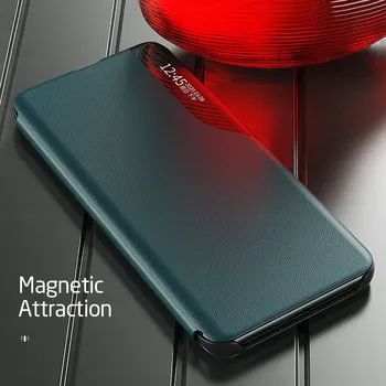 360 Smart Magnetinio Apversti Telefoną Atveju Xiaomi Poco X3 NFC atsparus smūgiams Galinį Dangtelį Xiomi Mi Pocophone M3 Mano 10 Pro 10T Lite Atveju