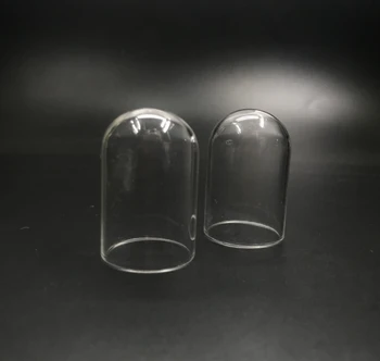 38x25mm skaidrus vamzdelis varpo formos stiklo pasaulyje burbulas, norinčių butelį, stiklainiai, stiklo buteliukas pakabukas mados karoliai stiklainius vaza 30pcs