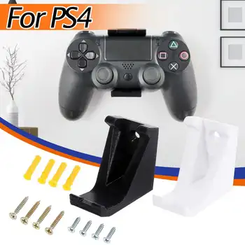 3D Atspausdintas Baltas/Juodas Sieninis Laikiklis PS4 Playstation 4 Valdytojas Game Pad Dokas Gamepad Stovas Laikiklis su Varžtais