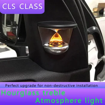 3D garsiakalbių garso Audio Garsiakalbiu Mercedes CLS klasė, W218 2012 metai+ 3D LED tweeter interjero automobilių priedai, 12 spalvų