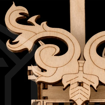 3D Imperijos Katapulta Modelis Mediniai Mechaninius Galvosūkius 