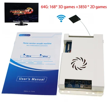 3D Pandora Box Wifi Atsisiųsti 4018 1 Žaidimo Lenta 3188 /DX 3000 Vaizdo PCB Usb Jungtis Joypad Arcade Home TV Kreiptuką Konsolės