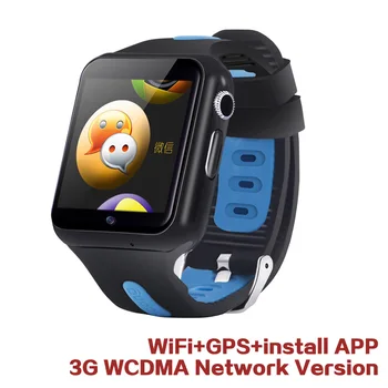 3G: WCDMA Vaikų Tracker Smart Watch Laikrodžiai Telefonas Wifi GPS LBS Vietą SD atminties kortelės Muzikos stebėjimo vaikas laikrodis V5W/V7W